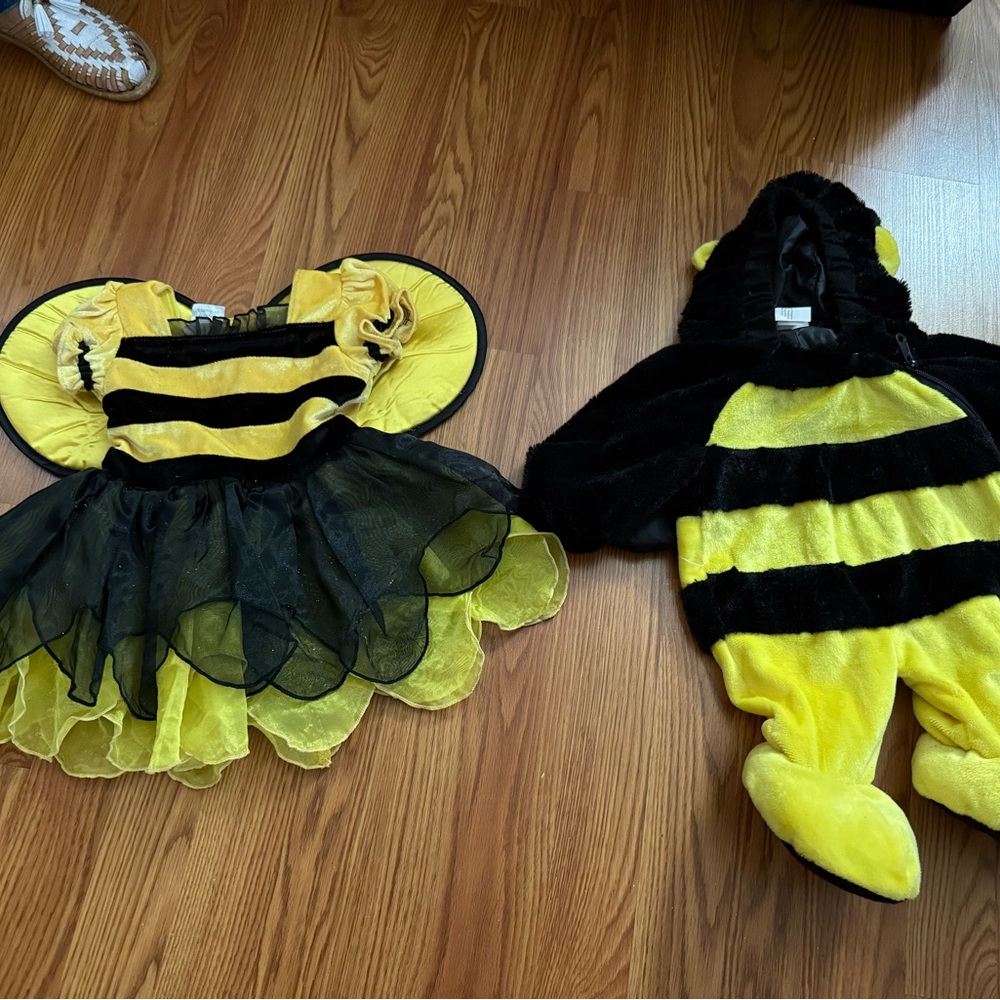 Kids Bumblebee Halloween Costume Set - Yellow and Black